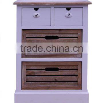 New Design White Drawer Cabinet Narrow Storage Drawer Chest photo-6
