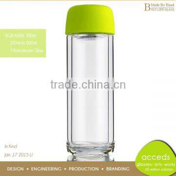 Hand Made Colored Custom Glass Bottles For Soda Juice Beverage photo-5