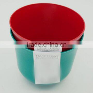 Biodegradable Bamboo Fiber Flower Pot photo-5