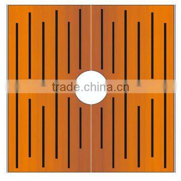 FO-9T03 Square Corten Steel Tree Perforated Strainer, Tree Pool Cover