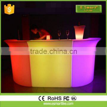 lighting Events Circular Bar Furniture /Illuminated Led Bar Chair