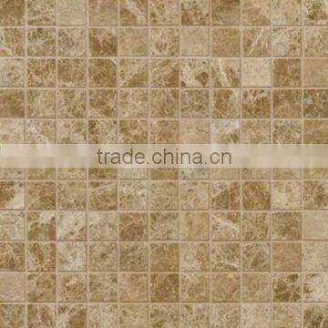 High Quality Emperador Light Polished Mosaic Tiles For Bathroom/Flooring/Wall etc & Best Marble Price