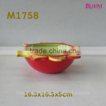 Top Quality Bloom Ceramic Sun Design Bowl