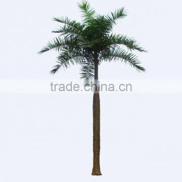 artificial roystonea trees with fabric glass trunk