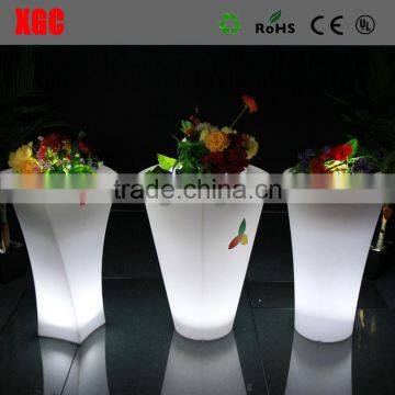 colorful plastic flower pot/nova olla floris, Remote control led flower pot,Plastic flower pots de China fabrica de muebles