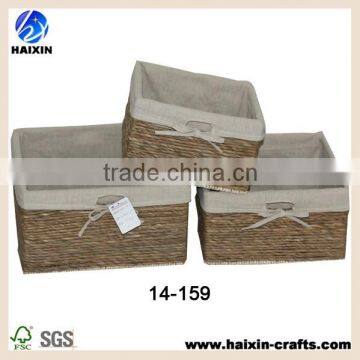 Rush Storage Basket Set of 3