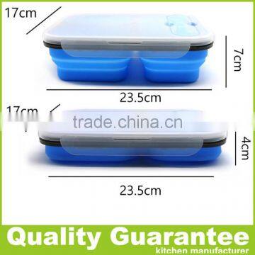 Microwave Bento Box Silicone Lunch Box photo-3