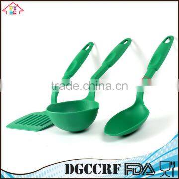 NBRSC High Heat Resistant Nylon Utensil Set of 3 Kitchen Cooking Tools Ladle Slotted Turner Spoon photo-2