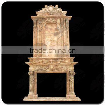 High Quality Black Marble Fireplace With Low Price photo-2