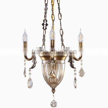 New Arrival Classic European Baroque Style Antique Golden Brass Pendant Light, Chandelier for Bedroom BF12-05254h photo-2
