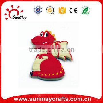 Wholesale custom dragon 3d pvc fridge magnet for sale