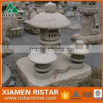 Garden stone granite lantern mother-kids lantern