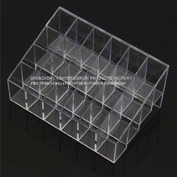 Acrylic 24 Lipstick Holder Display Cosmetic Organizer Makeup Case Storage photo-2