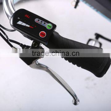 26 Inch Aluminum Alloy Frame Electric Beach Cruiser Bike With Full Suspension for Lady photo-5