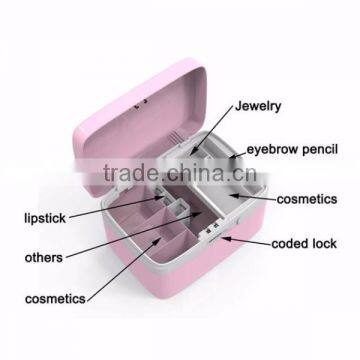 Storage box for makeup and jewelry