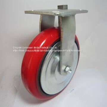 4080 Plate type rigid PU casters series