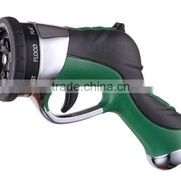 Aluminum Alloy Spray Nozzle Press Trigger to Adjust 9 Pattern Patent NO.ZL200520106891.5