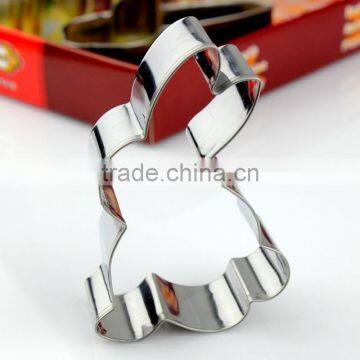 Novelty Rabbit Shape Stainless Steel Cookie Cutter Custom Mold Design Cookie Press Mold photo-2