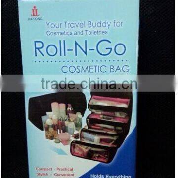 New Cosmetic Bags Roll-N-Go Cosmetic Bag Travel Pouch photo-3