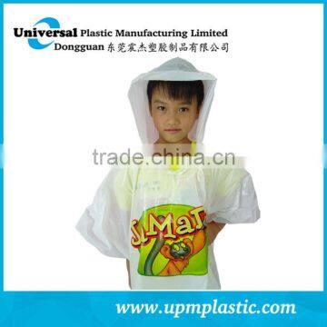 Cartoon plastic raincoat for kids