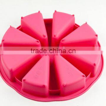 11199 Food Grade Triangle Shaped Silicone Sandwich Mould / Silicone Cake Molds photo-3