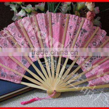 100% Cotton Hand Made Battenburg Lace Fan photo-2