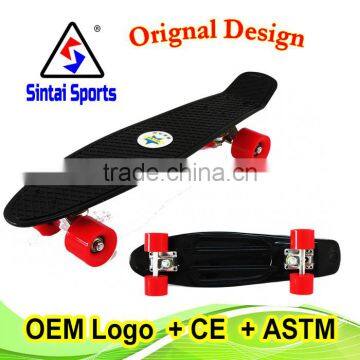 Hot Sale plastic solid retro skateboard