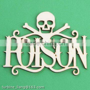 2016 Hot Sals New Products Wood Laser Cut Poison Cutout Can Custom photo-2