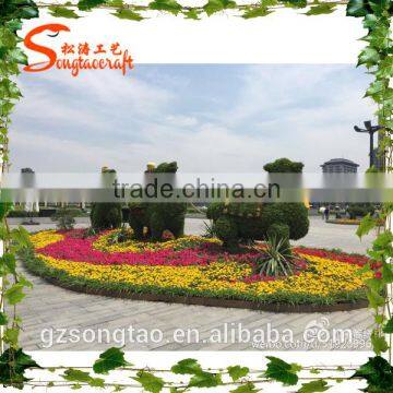 The Professional Factory Manufacture Chinese Artifical Landscaping Grass Plants for Landscape photo-2