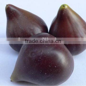 3 Big Decorative Artificial Weighted Figs Fake Faux Fruits