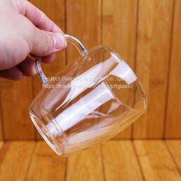 Double Wall Milk Cup 220ML Customized Coffee Cup Glass Cups Milk Mugs photo-5