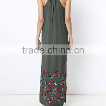 Vintage Pakistani Women Embroidered Maxi Dress Design Salwar Kameez Hsd2204 photo-4