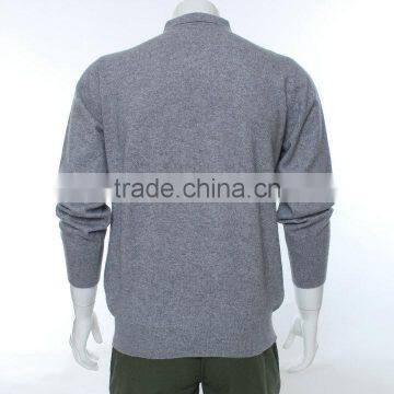 Computerized Sweater Knitting Machine for Men Grey Woolen Sweater Knitting With Cheape 1/4zipper Machine Price photo-6