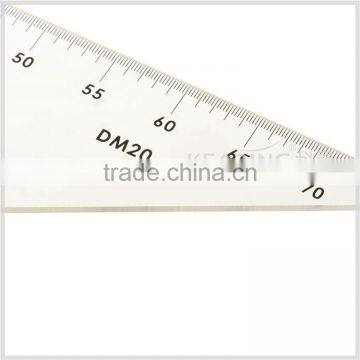 Kearing OEM Plastic Set Square Scales / Sew Scale Ruler 1: 3,plastic Transparent Triangle Scale Ruler # DM20 photo-4