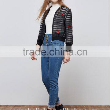 OEM Service New Model Outdoor Young Ladies Jackets Embroidery Designs photo-3
