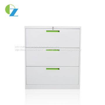 3 drawer lateral filing cabinet with hanging bars for different files
