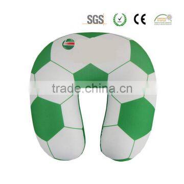 printing customized football shape microbead pillow