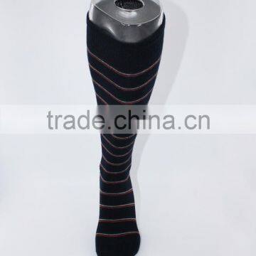 Thin Strip Knee High Socks Men photo-2