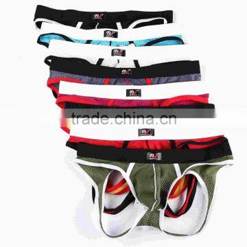 Custom Men's Sey Mesh Jock Straps Briefs Mens Jockstrap se Thongs G-Strings Gay Man Briefs Low Rise Bulge Pouch photo-4