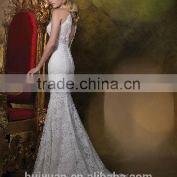 White Full Lace off Shoulder A-line Bridal Chic Wedding Dresses photo-2