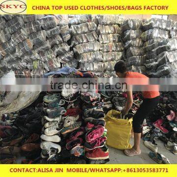 stock factory sorted used shoes for children adults men ladies mixed second hand shoes best quality for Africa Ghana buyers