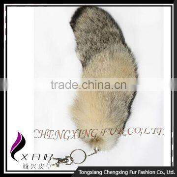 CX-R-43 Hot Sale Good Quality Fashion Fox Fur Tail Key Chain