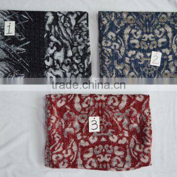 Fashion Hot Stylish Lady Jacquard Leopard Soft 100%viscose Winter Scarf photo-2