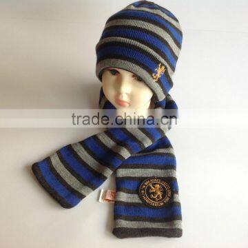 Acrylic and Polyester Soft & Warm Lovely Boy's Fashion Kids Knit Hats Factory photo-6