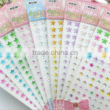 2017 Wholesale Customized Shape Custom Self Adhesive Acrylic Rhinestone Crystal Diamond Sticker For Car Decoration photo-6