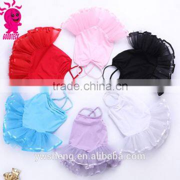 Wholesale Dress Kids Ballet Dancing Puff Skirt braces tutu dress