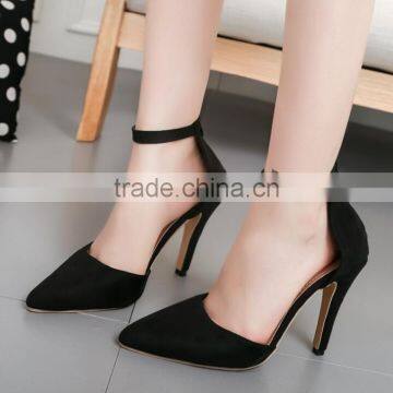 Zm11671a Big Size Cusp High Heel Shoes for Women 2017 Fashion Ladies Sandals photo-3