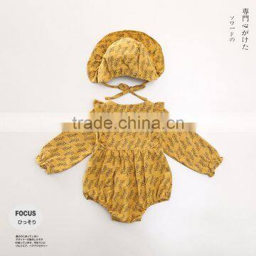 4pcs/lot Toddler Clothing Girls Rompers Leaves Princess Toddler Boys Ruffles Jumpsuit Baby Clothes photo-4