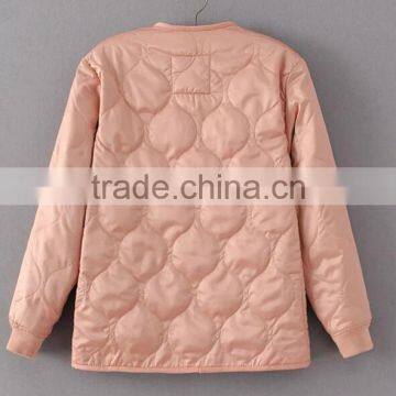 Runwaylover EY1038C OEM Serrvice Products China Supplier Women Zipper Front Padded Bomber Jacket Wholesale photo-6