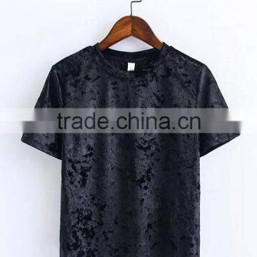 Runwaylover EY2389B Ladies Sexy 2017 Short Sleeve Crop Tops photo-5